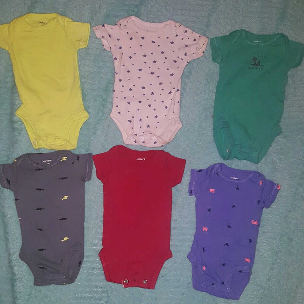 Baby boy Onesies size newborn